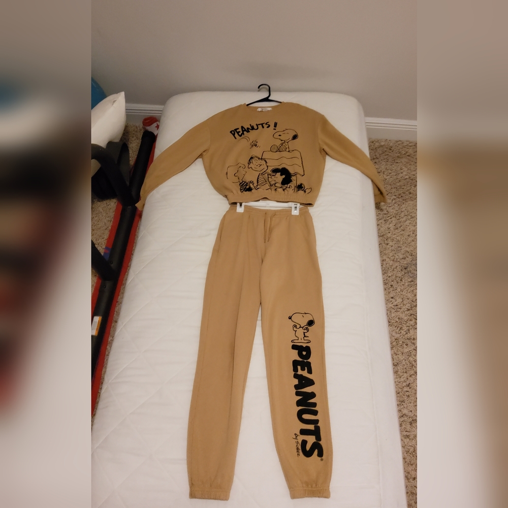 H&M 2 piece printed set 13-14Y